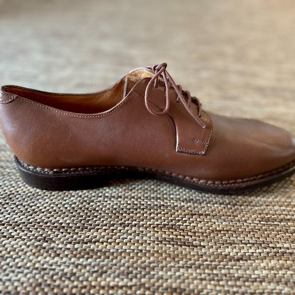 NEW Paraboot Brown Leather Oxford Dress Shoes main image 4